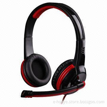 Headset with USB Plug, 20Hz to 20kHz Frequency Range